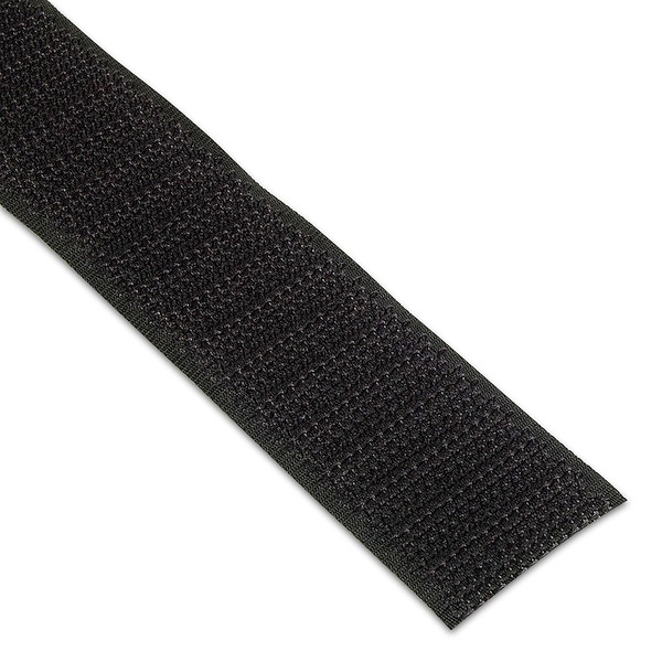 Ταινία Αυτοκόλλητη Σκρατς Μαύρη 1m x 20mm HOOK Σκληρή Πλευρά