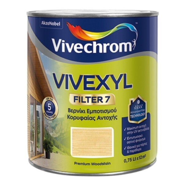 Vivechrom Vivexyl Filter 7 2,5L 701 Άχρωμο Βερνίκι Εμποτισμού Διαλύτη