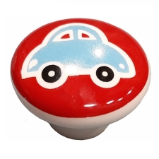 Πόμολο Παιδικό Πορσελάνη Αυτοκινητάκι 38mm TMC M119