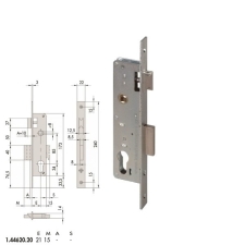 Κλειδαριά Σιδερόπορτας Κυλίνδρου 20mm Locking Line CISA 44820.20