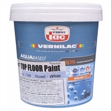 Vernilac Top Floor Paint 0,75L Υβριδική Ακρυλική Πολυουρεθανική Λάκα Νερού με Ανθρακονήματα