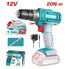 TOTAL TDLI1218 Δραπανοκατσάβιδο Μπαταρίας 12V 1x1,5Ah 20Nm