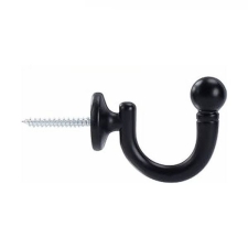 Αμπράζ Κουρτίνας Απλό Μαύρο