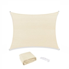 Πανί Σκίασης Τετράγωνο Εκρού180gr/m² 3,6x3,6m με Κρίκους GRASHER 103421