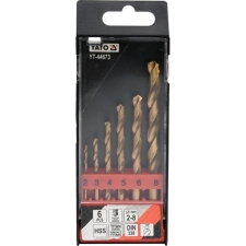 YATO YT-44673 Τρυπάνια Τιτανίου Σετ 6τμχ 2-8mm