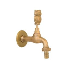 Διακοσμητική Βρύση Κήπου Ορειχάλκινη Κουκουβάγια