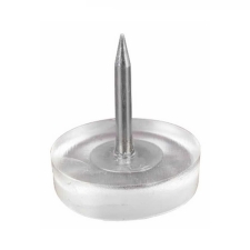 Πατίνι Επίπλου Καρφί Λαστιχένιο Διάφανο Φ22x6