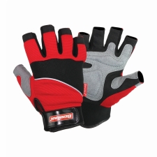 Γάντια Κομμένα Υφασμάτινα Δερμάτινη Ενίσχυση XL/10 Benman 77363