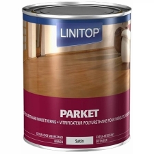 LINITOP Parket 750ml Βερνίκι Πατωμάτων Πολυουρεθάνης Ενός Συστατικού Σατινέ