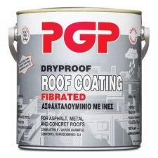 PGP DRYPROOF ROOF COATING 1Kgr Μονωτικό Ασφαλταλουμίνιο Ινοπλισμένο Ασημί