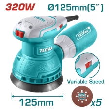 TOTAL TF2131256 320W Φ125 Τριβέιο Έκκεντρο 