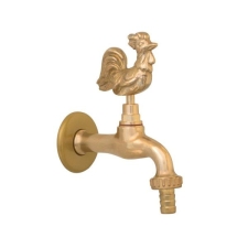 Διακοσμητική Βρύση Κήπου Ορειχάλκινη Κοκοράκι