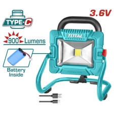 Total TRLF4415 Προβολέας Εργασίας Μπαταρίας 3,6V LED 900lm Type C