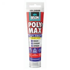 BISON Poly Max High Tack Express 165ml Διάφανο Συγκολλητικό Στεγανωτικό Ταχείας