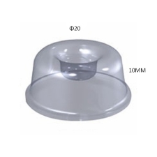 Σιλικονάκια Αυτοκόλλητα Διαφανή Στρογγυλά Φ20x10mm (1τεμ)