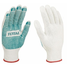 TOTAL TSP11102P Γάντια Πλεκτά με Κουκίδες PVC