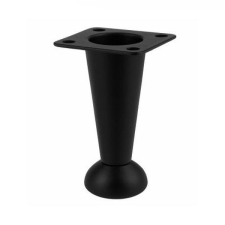 Πόδι Επίπλου 8cm Ρυθμιζόμενο Μεταλλικό Μαύρο Ματ Α141