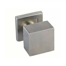 Μπουλ Εξώπορτας Νίκελ Ματ Τετράγωνο 50mm Import Hellas B-03