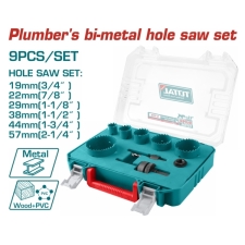 TOTAL TACSH0091 Ποτηροτρύπανα Μετάλλου Υδραυλικών Σετ 9τμχ Bi-Metal 