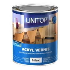 LINITOP Acrylic Vernis Ακρυλικό Βερνίκι Επιφανείας Πουλυουρεθάνης Νερού 0,75L Σατινέ
