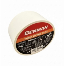 Ταινία Ηλεκτρολόγου Λευκή 50mm x 18m Benman 36222