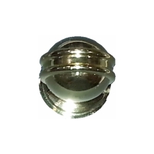 Πόμολο Ορειχάλκινο Υδρόγειος Επίχρυσο 35mm