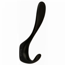 Κρεμαστράκι Τοίχου 4235 Διπλό Μαύρο με Κρυφό Στήριγμα 130x20x55