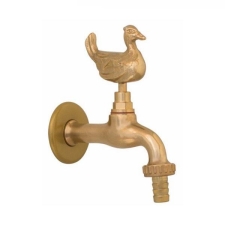 Διακοσμητική Βρύση Κήπου Ορειχάλκινη Παπάκι