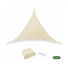 Πανί Σκίασης Τρίγωνο Εκρού180gr/m² 5x5x5 m με Κρίκους GRASHER 103440