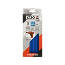 Ράβδος Κόλλα Σιλικόνης Φ7,2x100mm Καρτ 12τεμ Μπλε Yato YT-82443