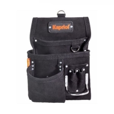 Ποδιά Οικοδομής 5 Θέσεων Δερμάτινη Μονή Kapriol 25056