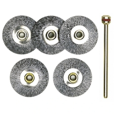 PROXXON 28952 5τμχ Συρματόβουρτσα Δίσκος Ατσάλινη 22mm