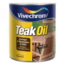Vivechrom Teak Oil 0,75L Συντηρητικό για Ξύλο με Κερί