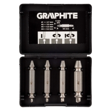 GRAPHITE 54T429 Εξωλκείς Σπασμένων Βιδών σετ 4 τεμ.