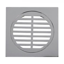 Σχάρα Δαπέδου Τετράγωνη Χρωμέ 15x15cm