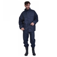 ERGO Στολή Αδιάβροχη PU Μπλε (Σακάκι-Παντελόνι) 