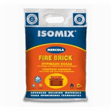 ISOMIX FIRE BRICK 5Kgr Πυρίμαχη Κόλλα Αρμόστοκος για Πυρότουβλα