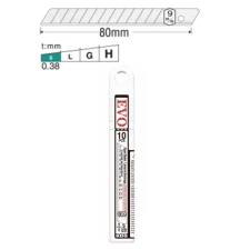 Λάμα Σπαστή 9mm 0,38mm Σετ 10τεμ KDS SB-10 EVO (8 Στοιχεία)