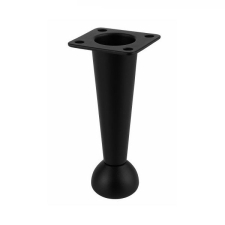 Πόδι Επίπλου 10cm Ρυθμιζόμενο Μεταλλικό Μαύρο Ματ Α141