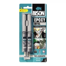 BISON EPOXY SYRINGE METAL Εποξική Κόλλα 2 Συστατικών 45 min 24ml