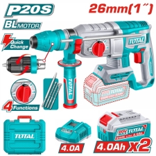 TOTAL TRHLI202689 Πνευματικό Πιστολέτο με Τσοκ 2x4,0Ah 20V