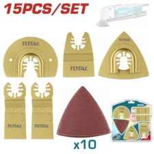Σετ Εξαρτήματα 15τμχ για Πολυεργαλείο Total TAKTMT1502
