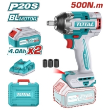 TOTAL TIWLI2050 Μπουλονόκλειδο Μπαταρίας 20V 2x4Ah 500Nm
