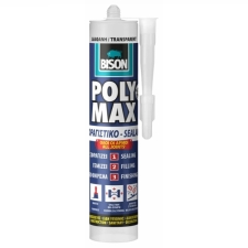 Bison Poly Max MS 280ml Διάφανη Σφραγιστική Σιλικόνη