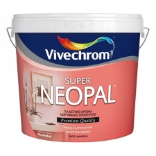 SUPER NEOPAL Λευκό Πλαστικό Χρώμα Κορυφαίας Ποιότητας