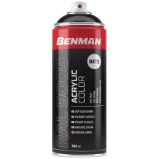 BENMAN 28528 Σπρέι Μαύρο Ματ RAL 9005 400ml