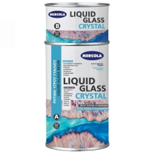 Liquid Glass Crystal 1Kgr Υγρό Γυαλί Εποξειδική Ρητίνη 2Κ