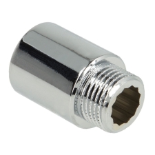 Προέκταση  Χρωμέ Φ27 1/2x1/2 Ορειχάλκινη Βαρέως Τύπου 