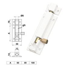 Σύρτης Αλουμινίου Βαρέως Τύπου Λευκός Amig 500