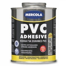 PVC ADHESIVE 250ml Παχύρρευστη Κόλλα για Σωλήνες PVC Διάφανη